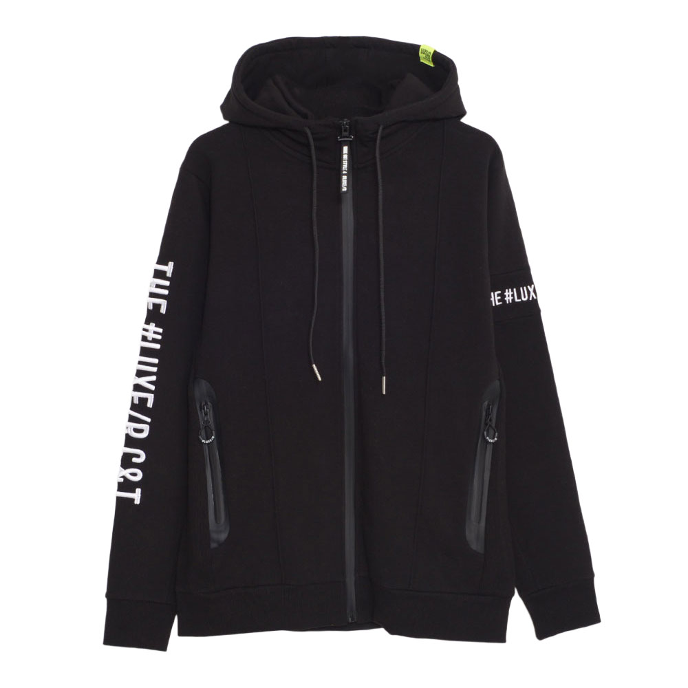 LUXE/R（ラグジュ） ジップパーカー メンズ フリース ストレッチ