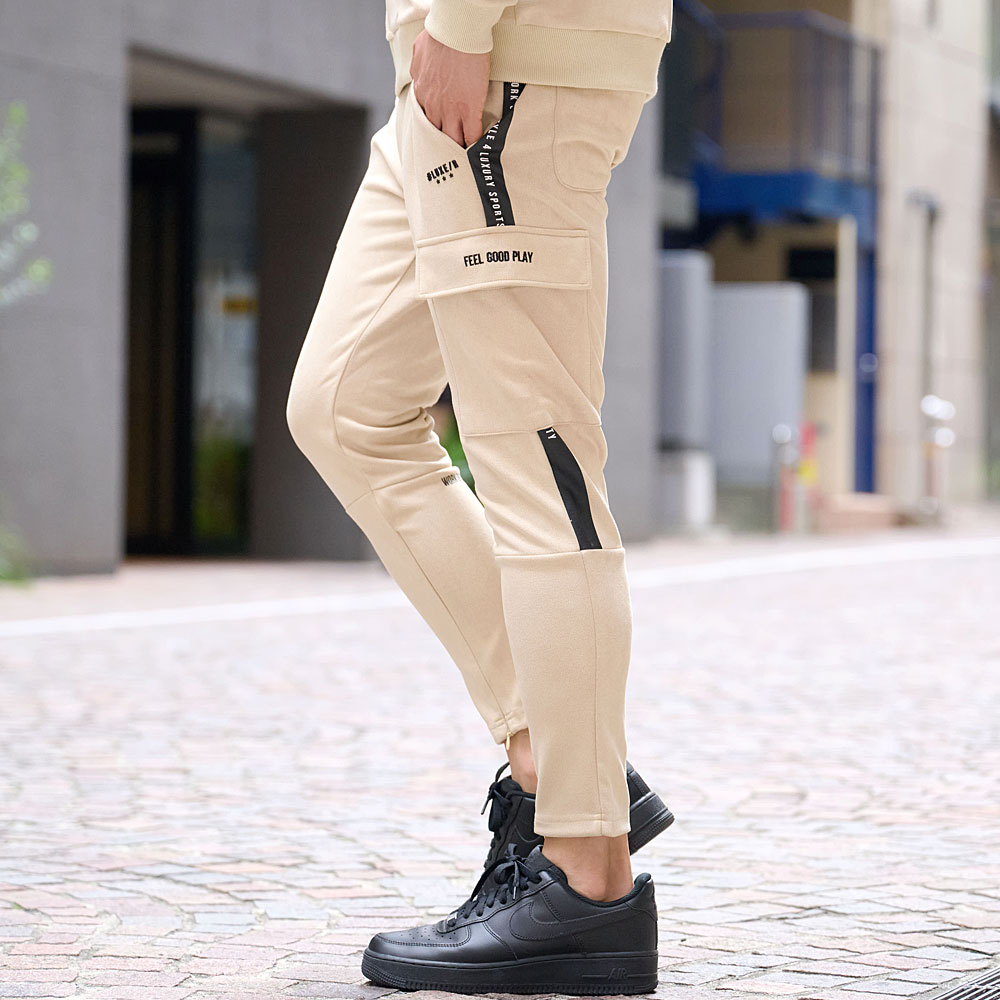 LUXE/R（ラグジュ） ジョガーパンツメンズ カーゴタイプ スキニー