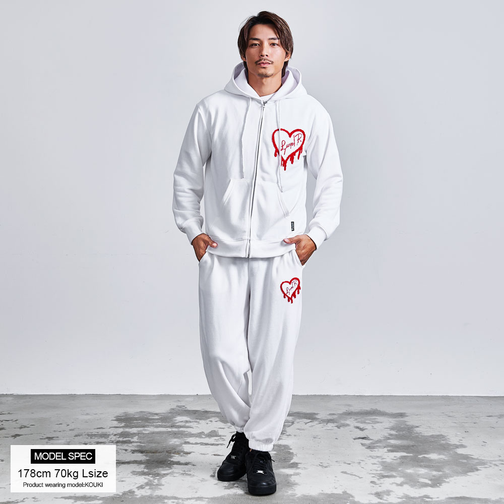 LUXE/R（ラグジュ） パーカー メンズ ブランド ジップアップ