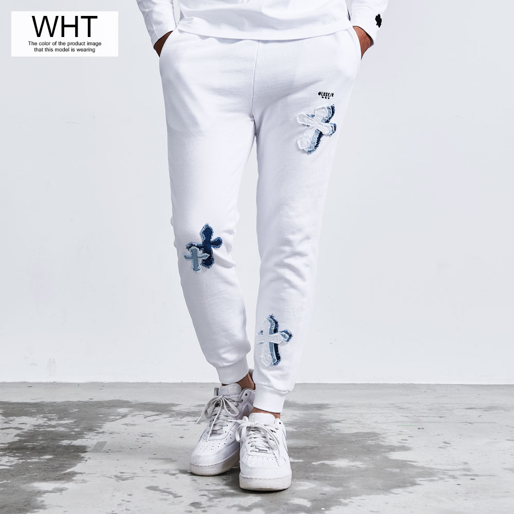 LUXE/R（ラグジュ） スウェットパンツ メンズ ジョガー リブ クロス