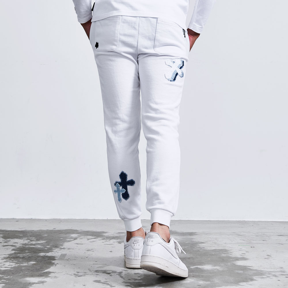 LUXE/R（ラグジュ） スウェットパンツ メンズ ジョガー リブ クロス