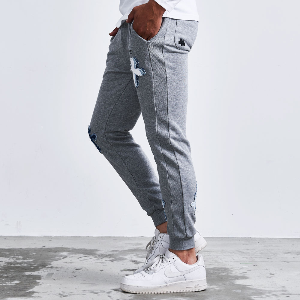 LUXE/R（ラグジュ） スウェットパンツ メンズ ジョガー リブ クロス