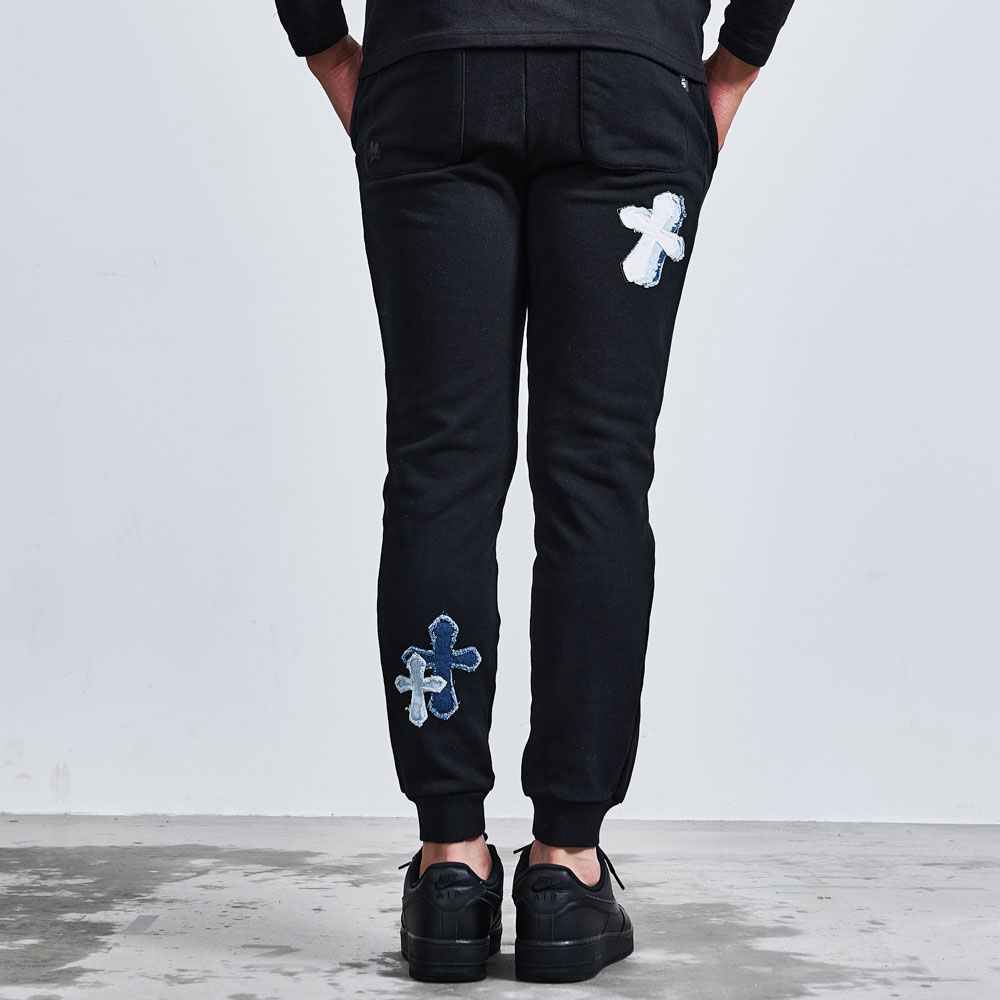 LUXE/R（ラグジュ） スウェットパンツ メンズ ジョガー リブ クロス