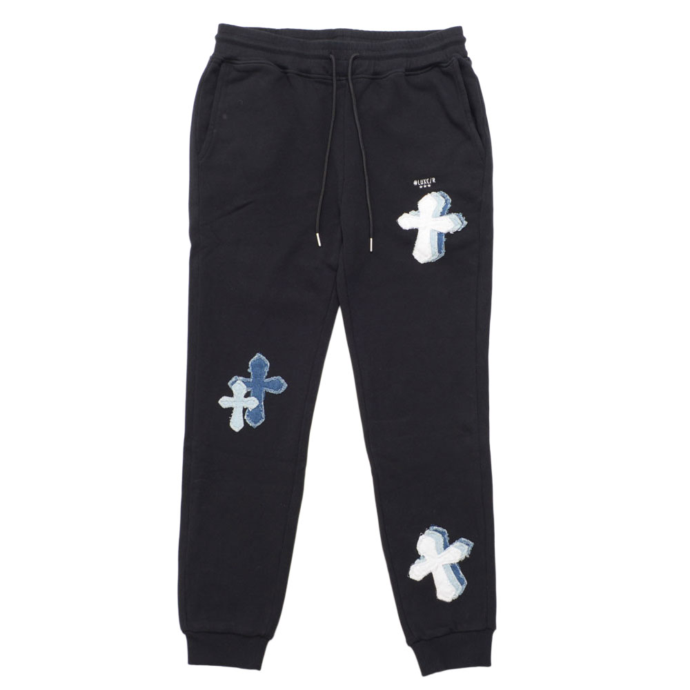LUXE/R（ラグジュ） スウェットパンツ メンズ ジョガー リブ クロス