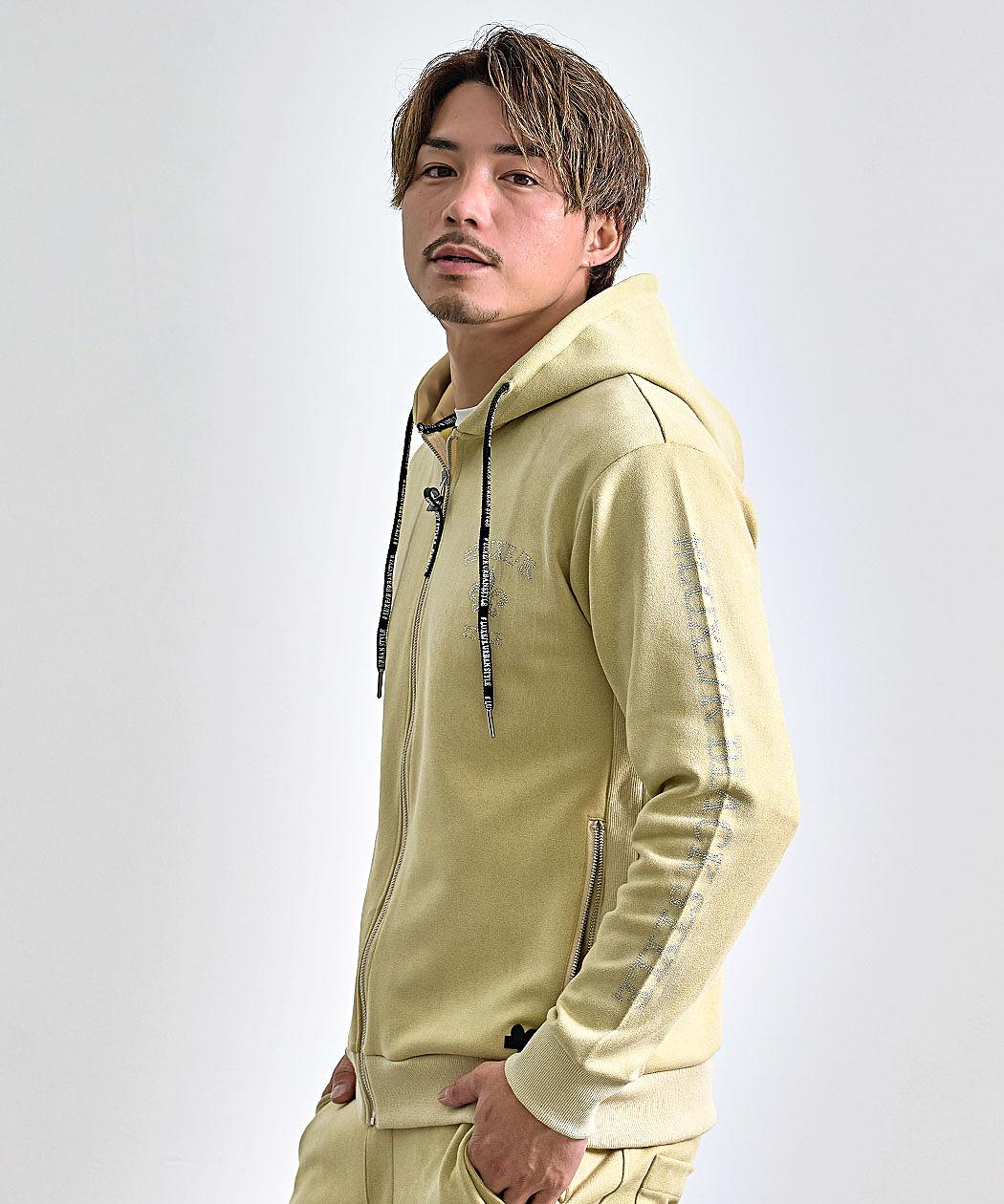 LUXE/R（ラグジュ） パーカー メンズ 長袖 ブランド ジップ 大きい