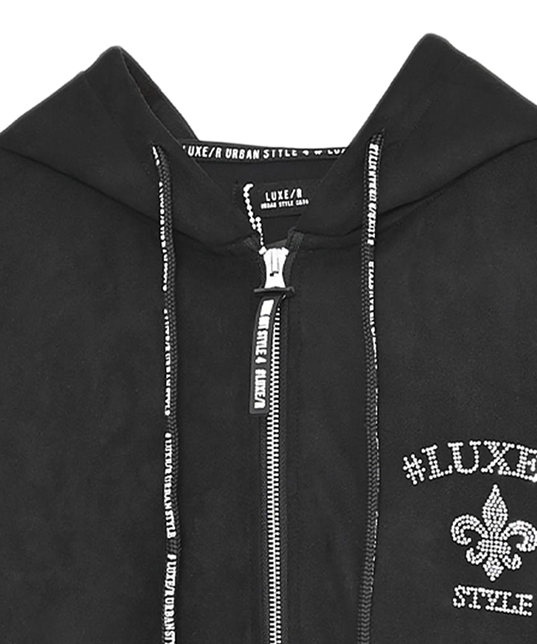 ☆*☆様 LUXE/R セットアップ パーカー パンツ ブラック LUXE/R（ラグジュ） パーカー メンズ 長袖 ブランド ジップ 大きい