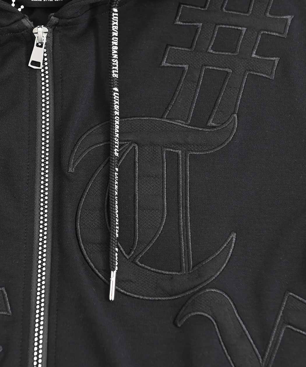 LUXE/R（ラグジュ） パーカー メンズ 半袖 大きいサイズ ジップ ロゴ