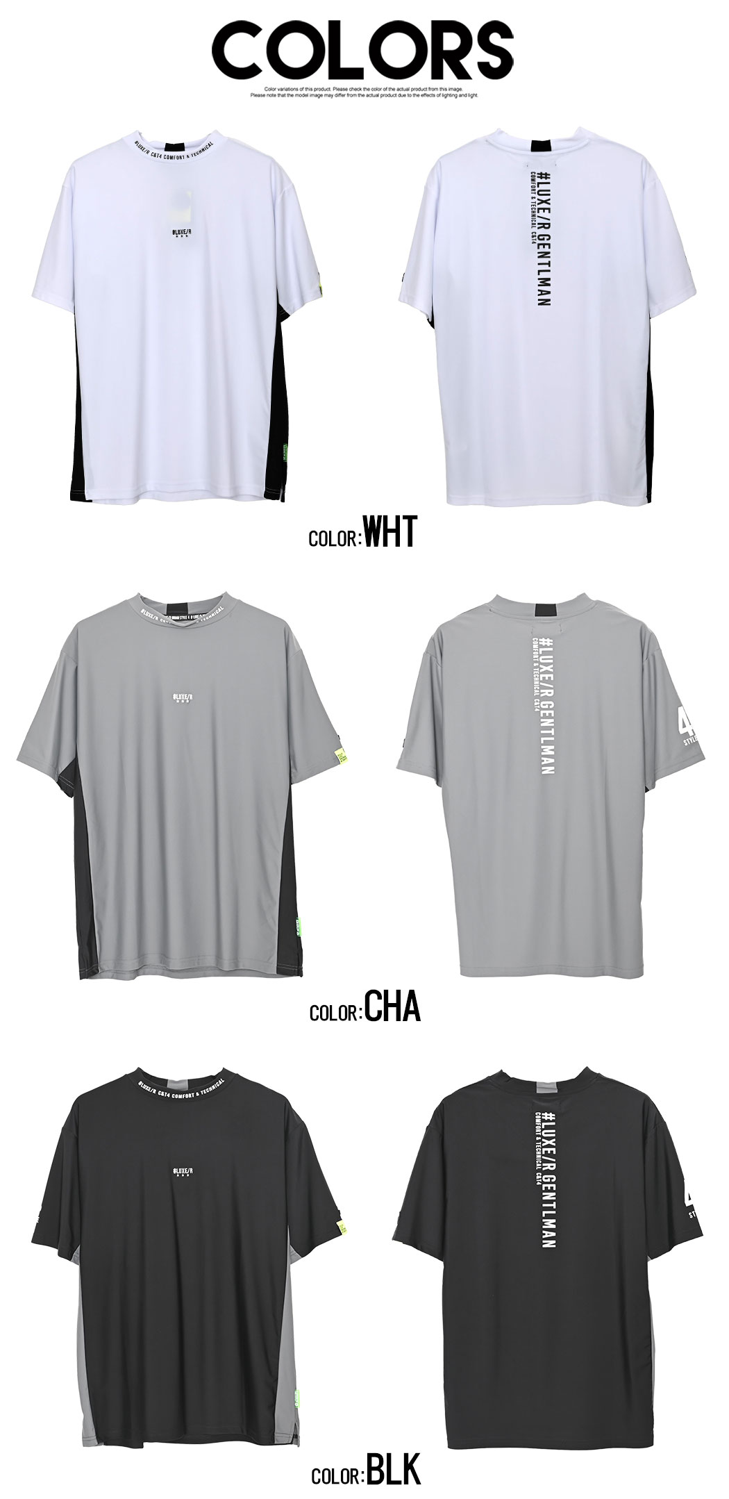LUXE/R（ラグジュ） Tシャツ メンズ 半袖 ブランド ゴルフウェア