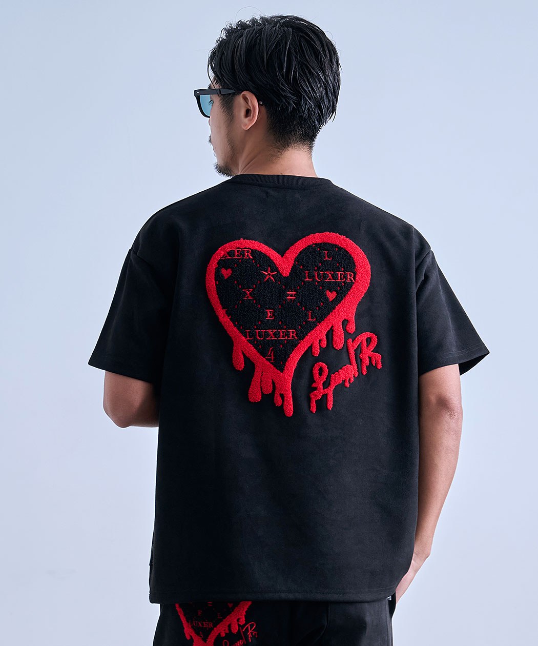 LUXE/R（ラグジュ） Tシャツ メンズ 半袖 セットアップ対応 スウェード