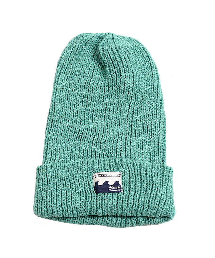 BERRETTO TRAICOT ニット帽 ホワイト/ネイビー TG UNI 大人気 ☆THUG CLUB☆ TC EMBLEM BASIC BEANIE (Thug Club/ニット