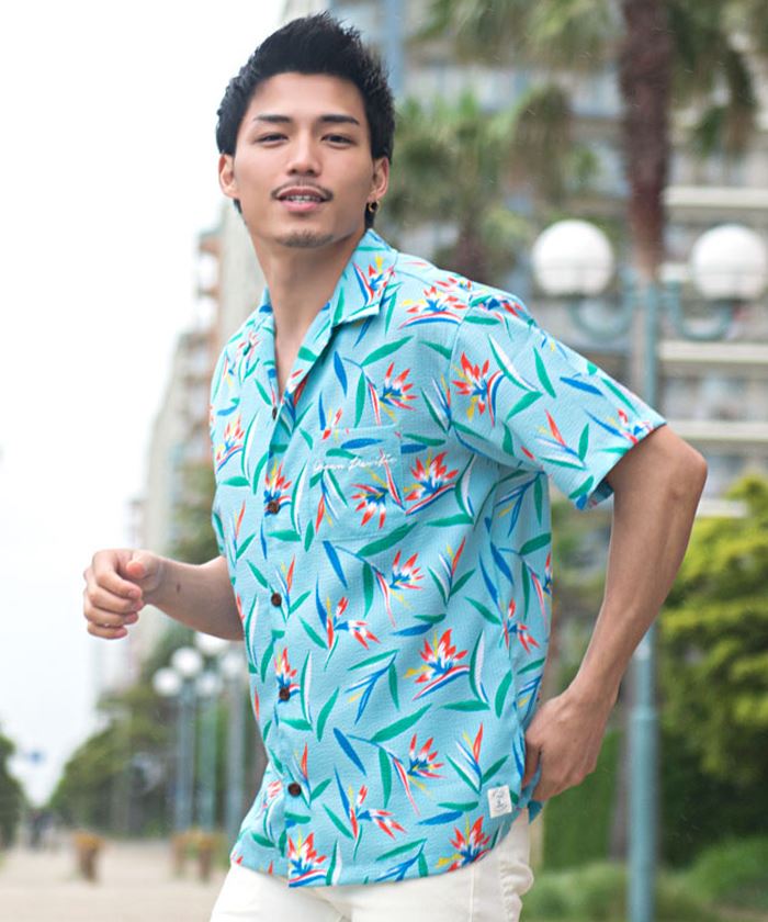 オーシャンパシフィック Ocean Pacific アロハシャツ メンズ M オーシャンパシフィック Ocean Pacific アロハシャツ メンズ M