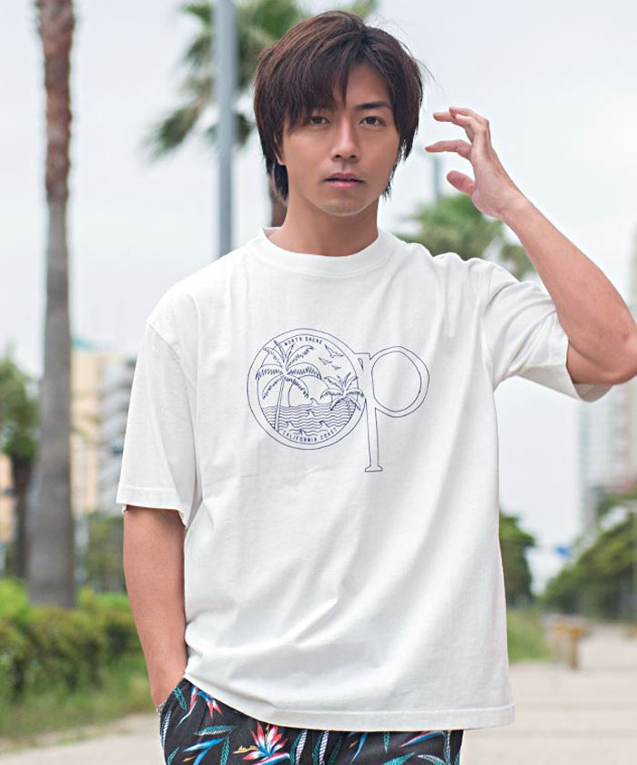 Ocean Pacific オーシャンパシフィック ブランドロゴプリントTシャツ/全3色 半袖Tシャツ メンズ クルーネック カジュアル 春 夏｜silverbulletxfuga｜02