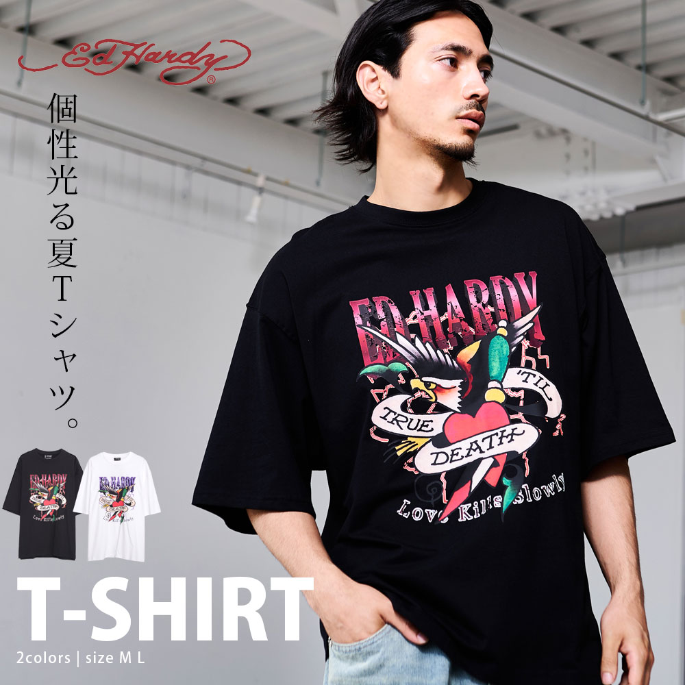 Ed Hardy（エド・ハーディー） Tシャツ メンズ 半袖 ブランド イーグル