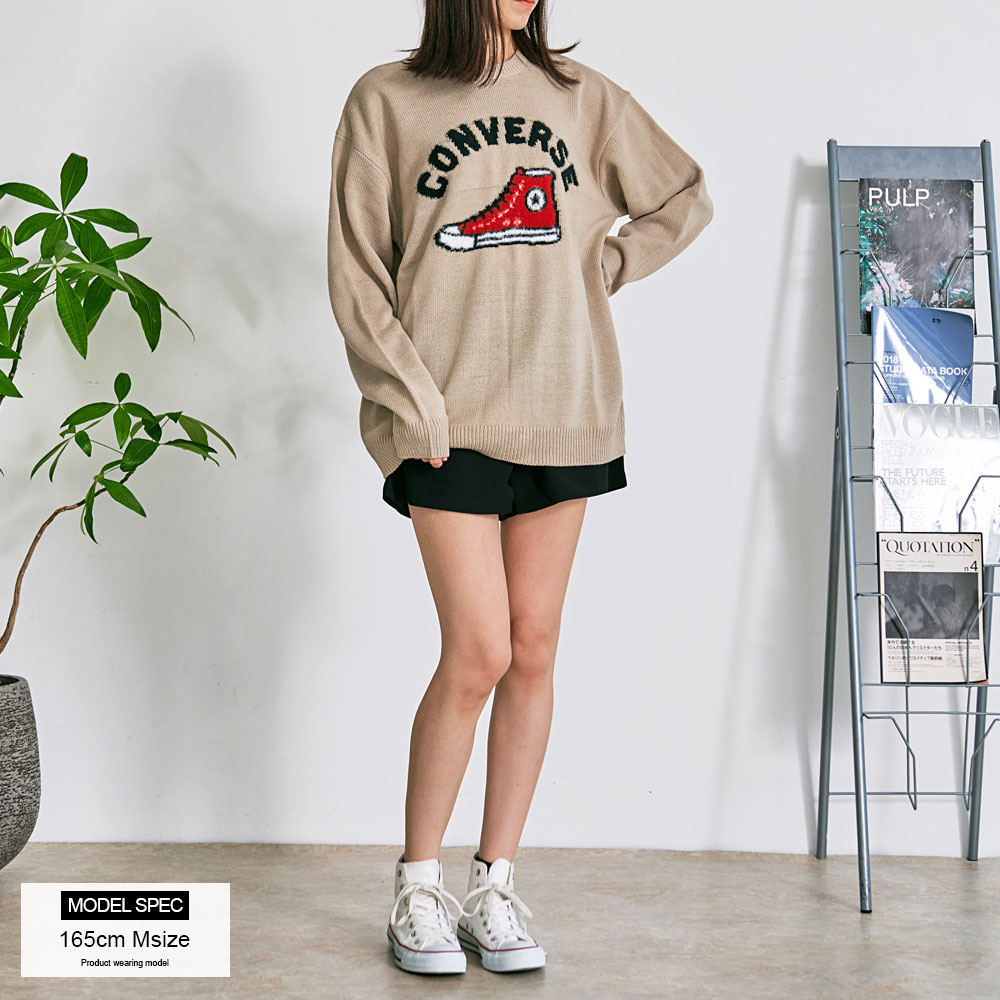 CONVERSE（コンバース） ニット セーター オールスター スニーカー 