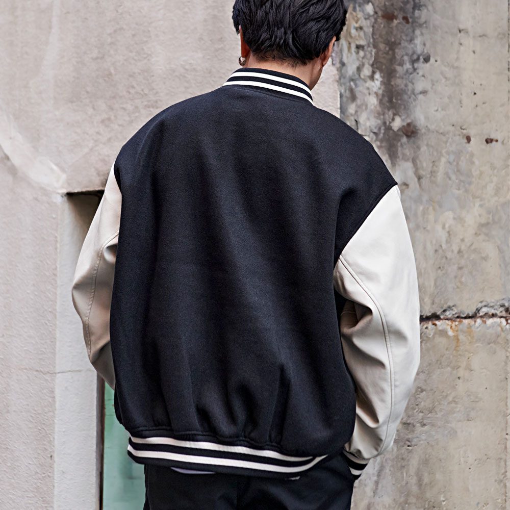 CONVERSE（コンバース） スタジャン メンズ アウター フェイクメルトン