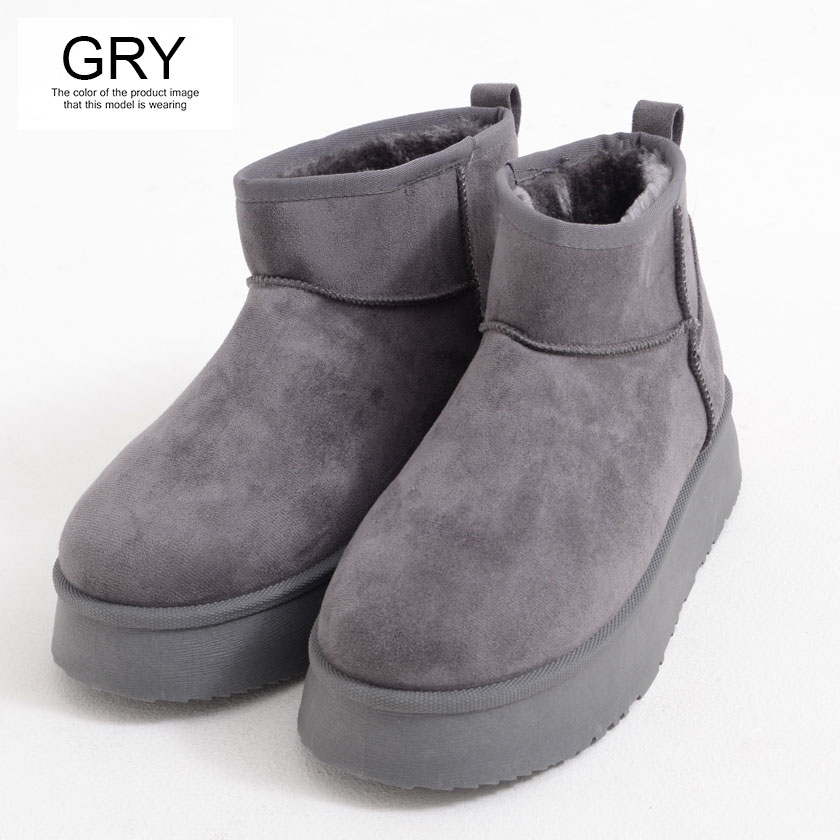 Dedes（デデス） ムートンブーツ メンズ レディース 厚底 ショート