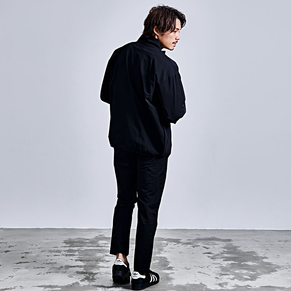 BALL セットアップ メンズ 上下 ジャージ ブルゾン ストレッチ 天竺