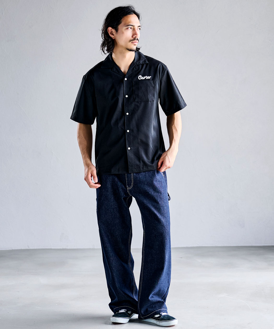 SILVER BULLET（シルバーバレット） ボーリングシャツ メンズ 半袖