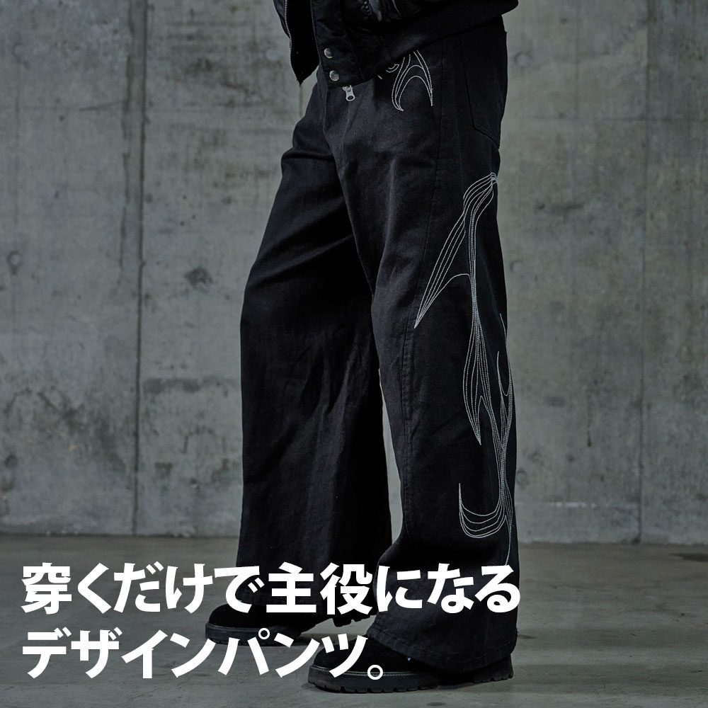 SILVER BULLET（シルバーバレット） デニムパンツ メンズ ワイドパンツ