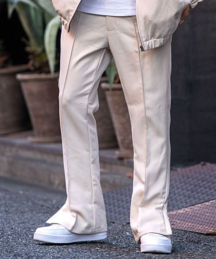 CavariA フレアパンツ メンズ ブランド おしゃれ セットアップ