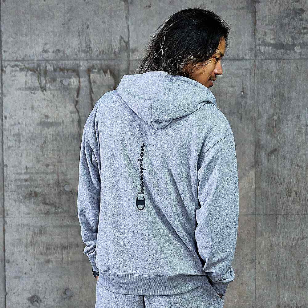 Champion（チャンピオン） パーカー メンズ ジップアップ 吸汗速乾