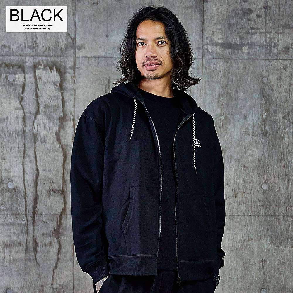 Champion（チャンピオン） パーカー メンズ ジップアップ 吸汗速乾