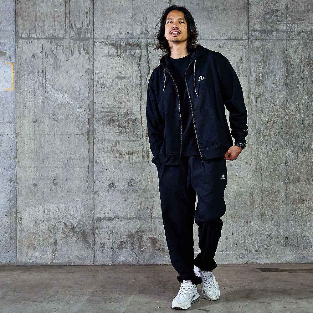 Champion（チャンピオン） パーカー メンズ ジップアップ 吸汗速乾