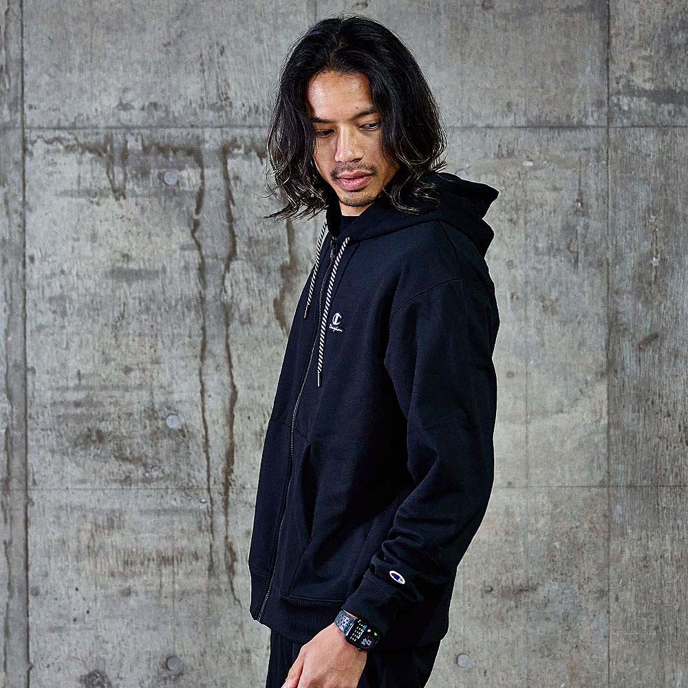 Champion（チャンピオン） パーカー メンズ ジップアップ 吸汗速乾