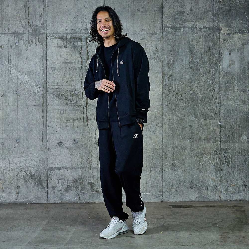 M【定価18480円新品】チャンピオン パーカー ジョガーパンツセット Champion（チャンピオン） スウェットパンツ メンズ ジョガーパンツ