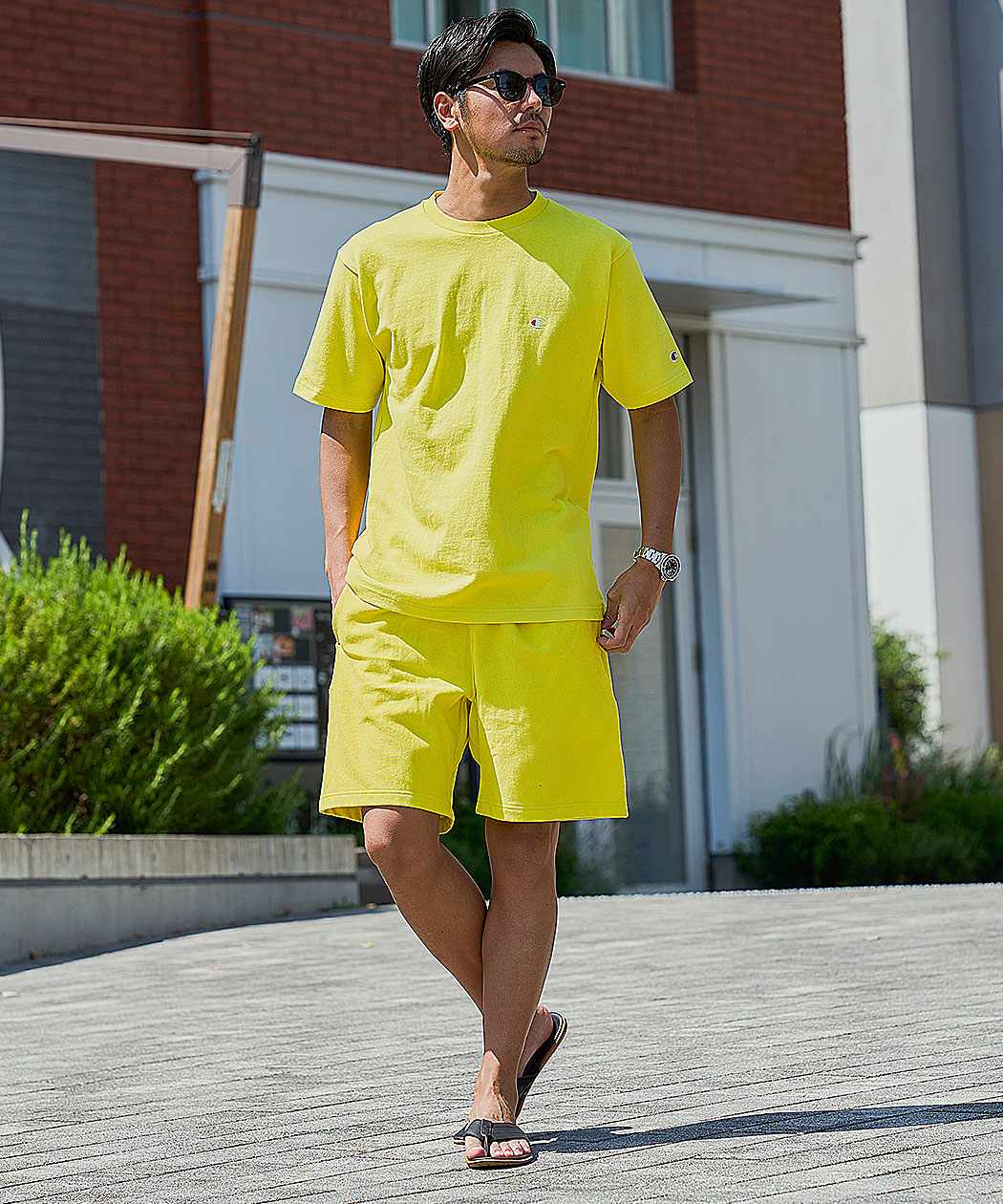 Champion（チャンピオン） ショートパンツ メンズ ワイド スウェット