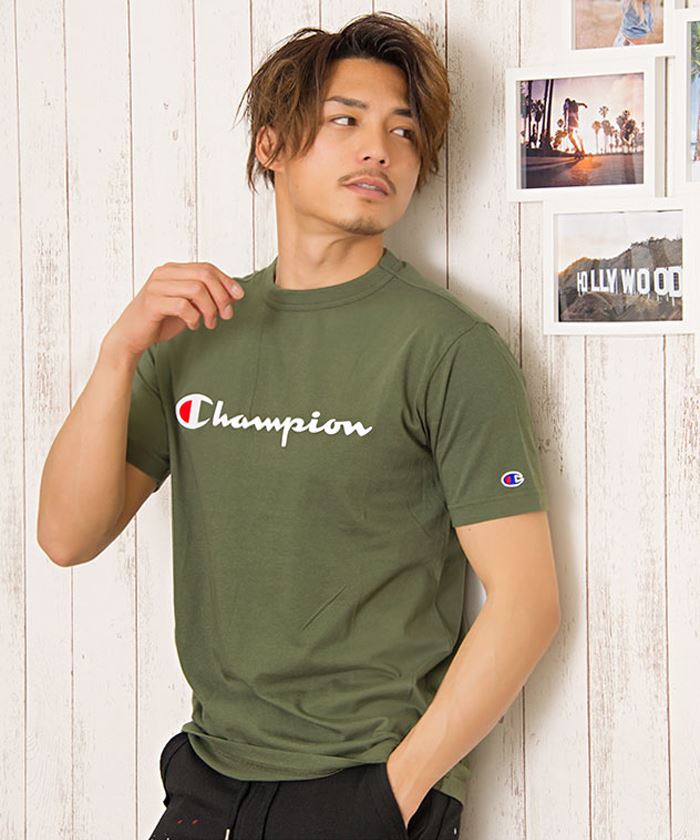 Champion チャンピオン Tシャツ メンズ 半袖 クルーネック ユニセックス 無地 白T 春 ...