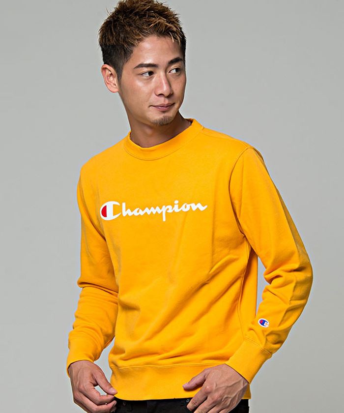 【希少】SD × Champion クルーネックロゴスウェット ナンバリング Champion（チャンピオン） スウェット トレーナー メンズ 裏毛