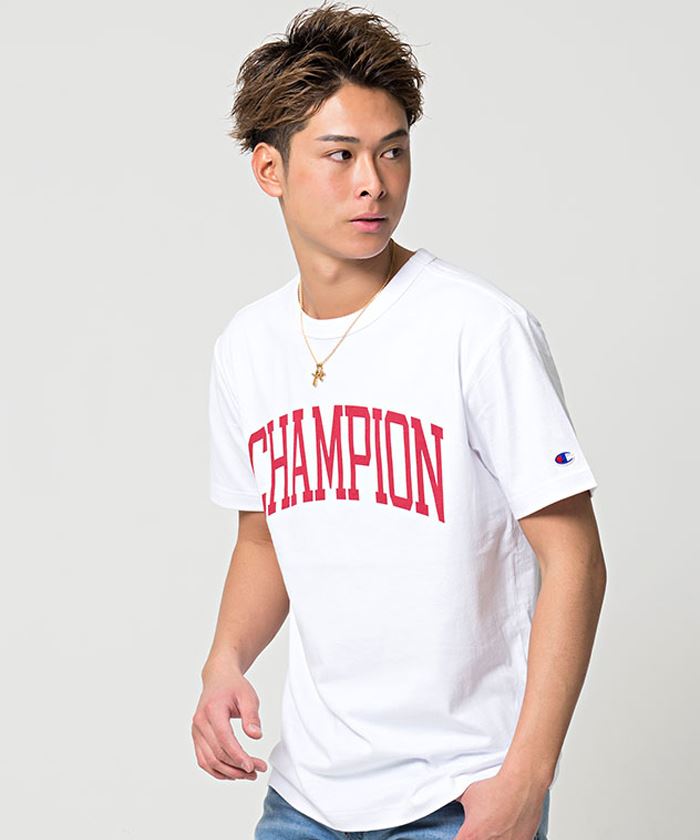 Champion チャンピオン 半袖Tシャツ メンズ ブランド おしゃれ トップス クルーネック プ...