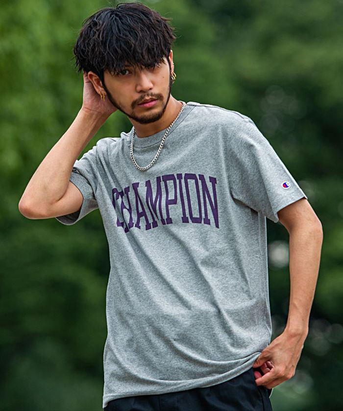 Champion チャンピオン 半袖Tシャツ メンズ ブランド おしゃれ トップス クルーネック プ...