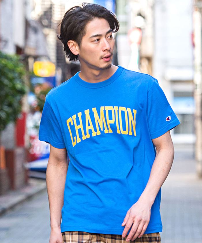 Champion チャンピオン 半袖Tシャツ メンズ ブランド おしゃれ トップス クルーネック プ...