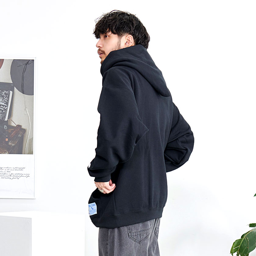 Champion - 【オシャレ☆Champion】黒　デカ目玉　パーカー　サイズL Champion チャンピオン パーカー メンズ 厚手 ブランド おしゃれ