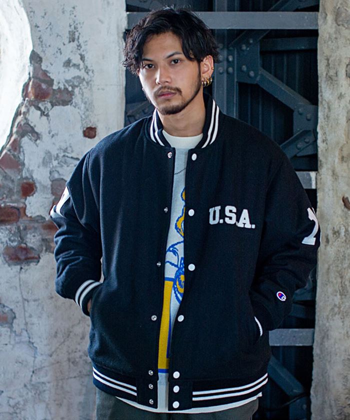 hirro0317さん専用 Reigning Champ スタジャン Mサイズ-