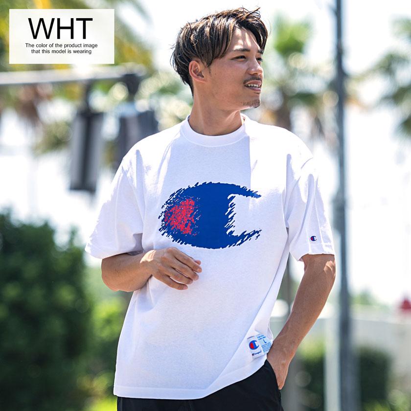 Champion チャンピオン Tシャツ メンズ 半袖 白 黒 接触冷感 大きいサイズ ロゴ プリント (郵) :C3-X327:シルバーバレット 通販 Champion ミニTシャツ Lサイズ