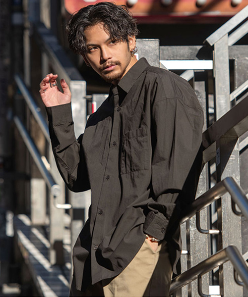 シャツ メンズ ブランド おしゃれ 大きいサイズ 長袖 長袖シャツ