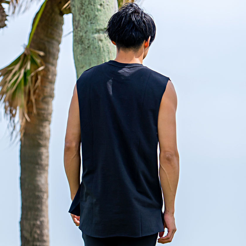 Tシャツ メンズ ノースリーブ タンクトップ ビッグシルエット ...