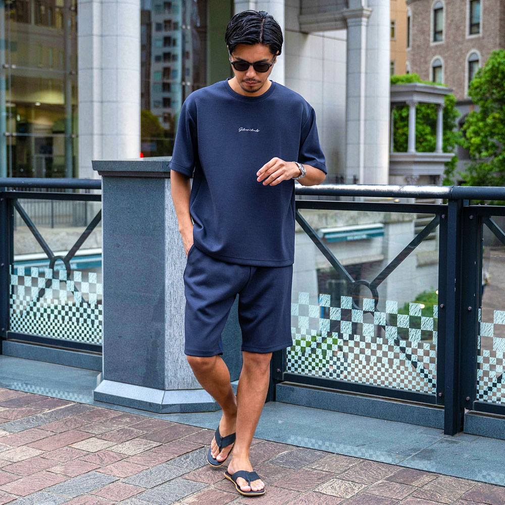 CavariA ショートパンツ メンズ ブランド 接触冷感 短パン 膝上