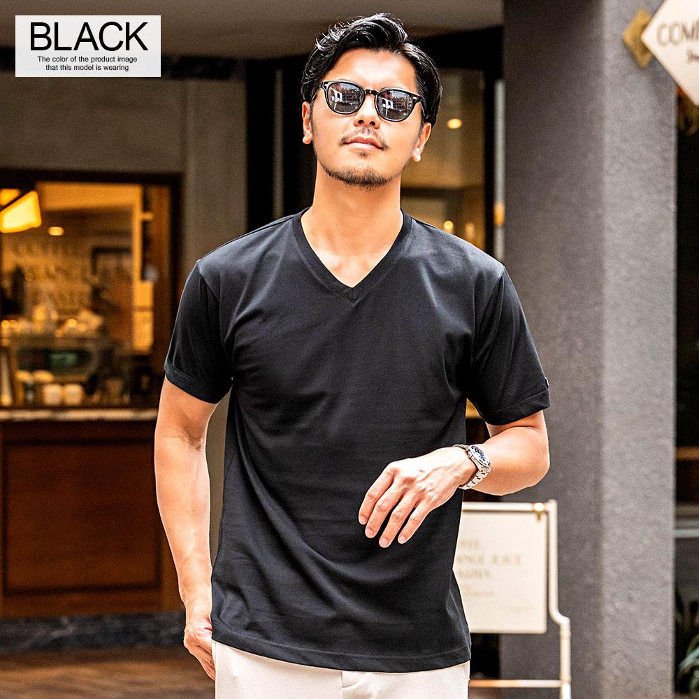 CavariA（キャバリア） Tシャツ メンズ 半袖 無地 綿100% ブランド