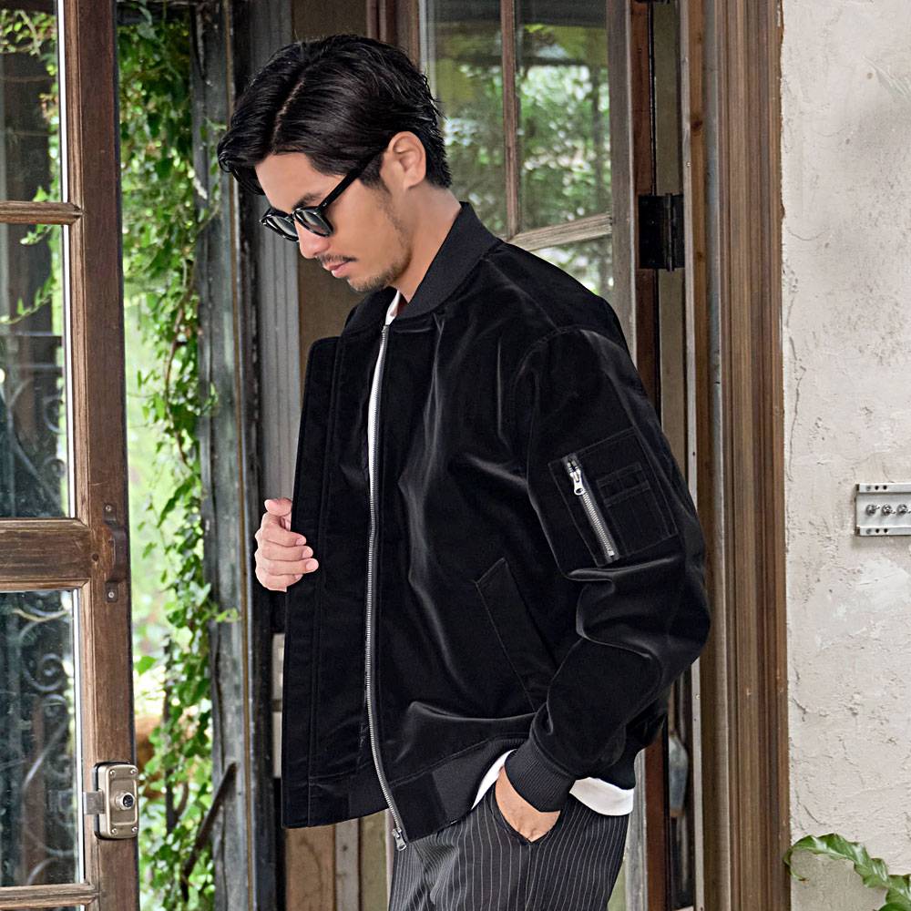CavariA（キャバリア） MA1 メンズ アウター ブルゾン ボンバー