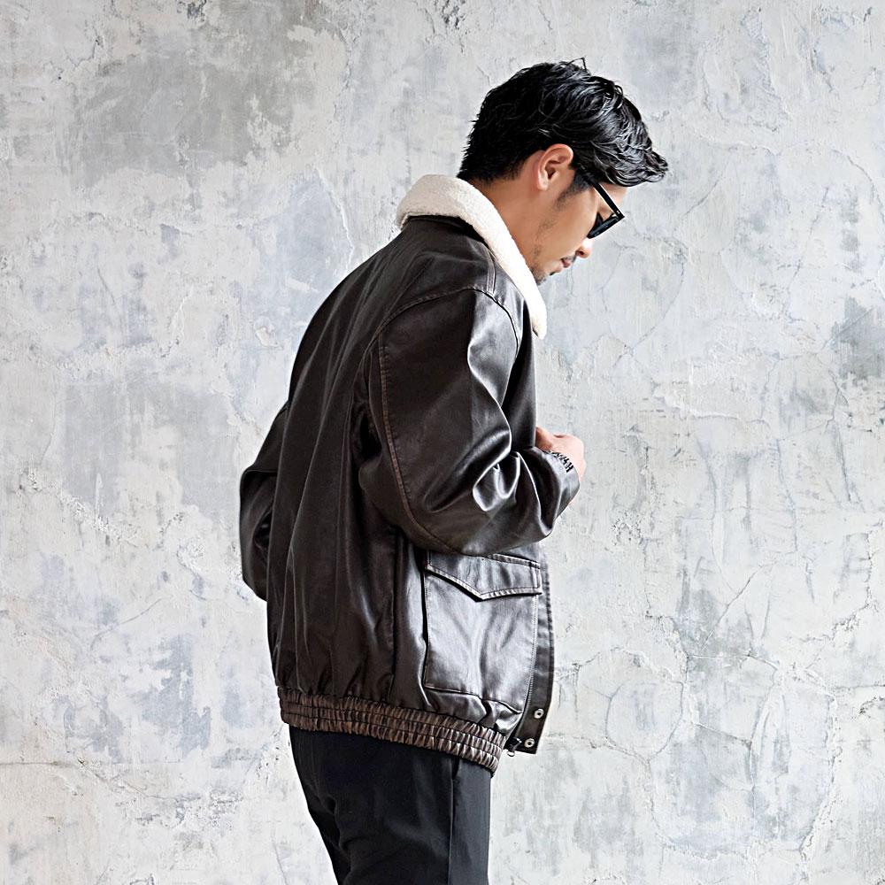 キャバリア　ジャケット　ゴードレザー　中古 CavariA（キャバリア） レザージャケット メンズ 革ジャン ライダース