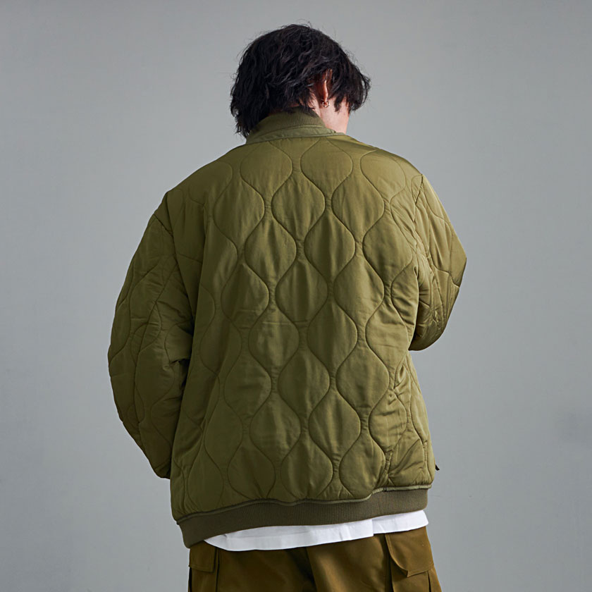 CavariA（キャバリア） 中綿ジャケット メンズ アウター ブルゾン MA-1