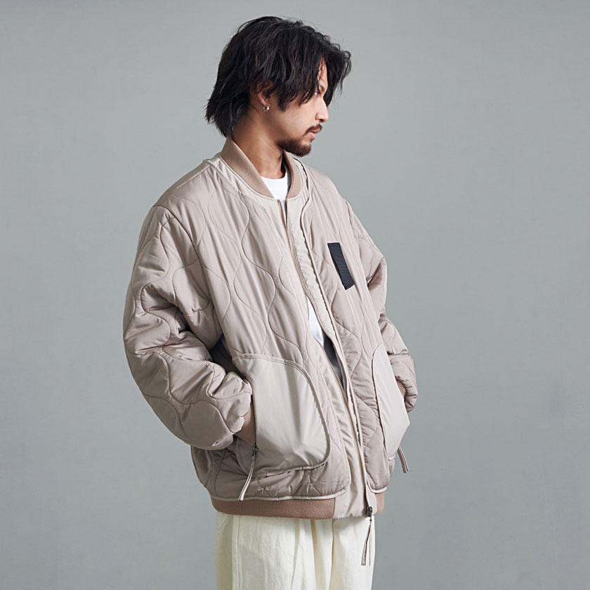 CavariA（キャバリア） 中綿ジャケット メンズ アウター ブルゾン MA-1