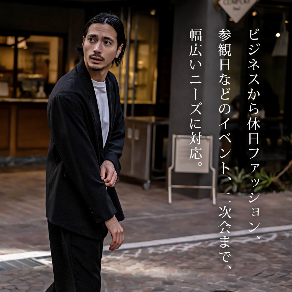 CavariA ジャケット メンズ テーラード アウター 大きいサイズ