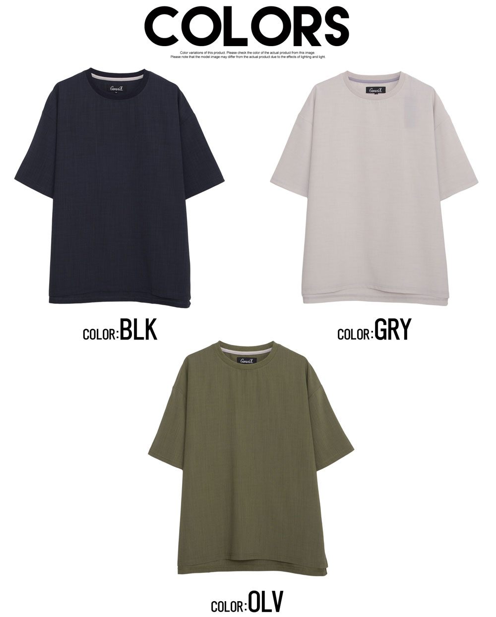 CavariA（キャバリア） Tシャツ メンズ 半袖 ブランド 大きいサイズ