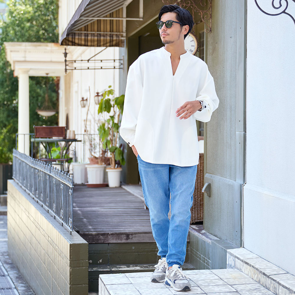 CavariA（キャバリア） シャツ メンズ 長袖 ブランド 大きいサイズ