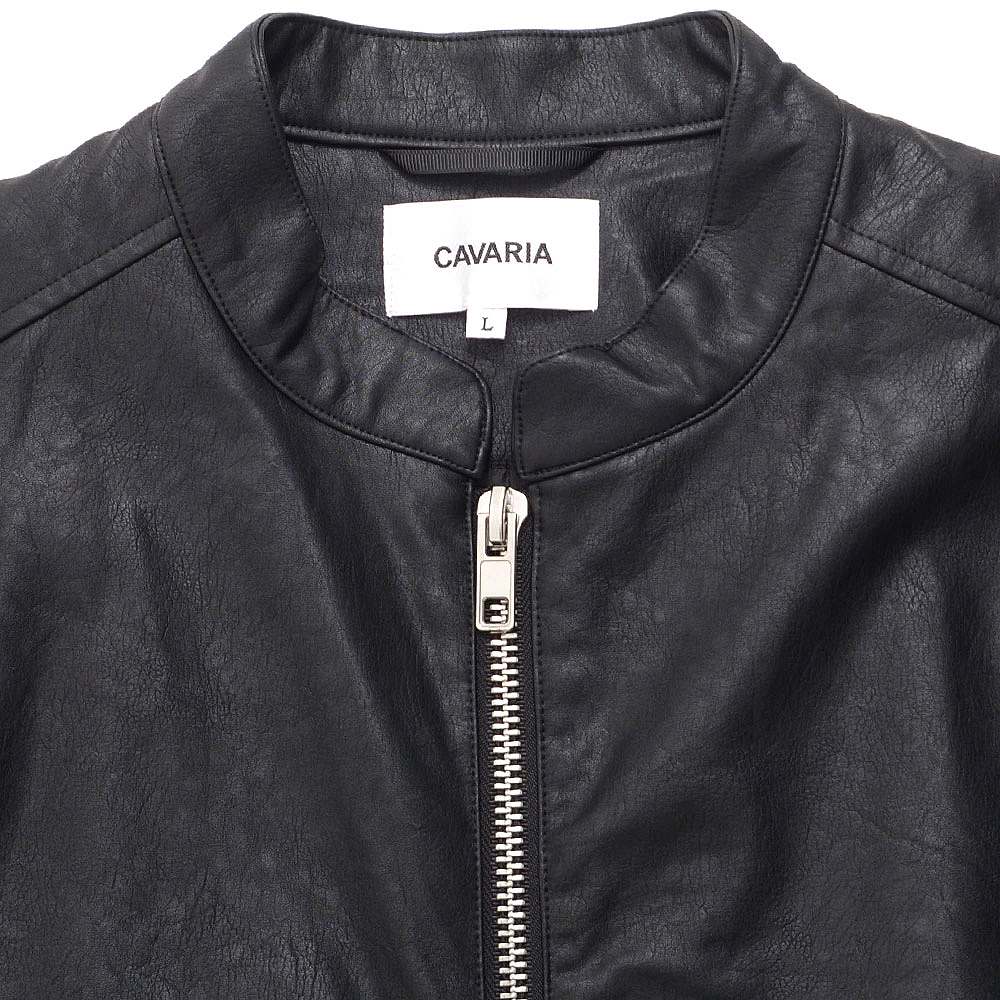 CavariA（キャバリア） レザージャケット メンズ シングルライダース